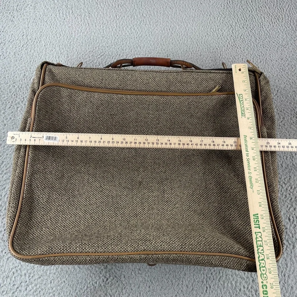 Vintage Hartmann Tweed Wool‎ Garment Bag Bi-Fold Travel Luggage 23